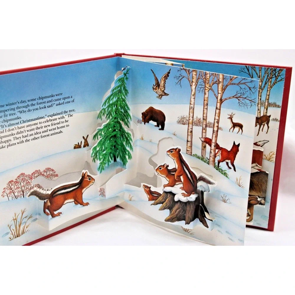 1992‎ Christmas Pop-up Books Lot of 5 Hard Cover Treasury Collection Vintage